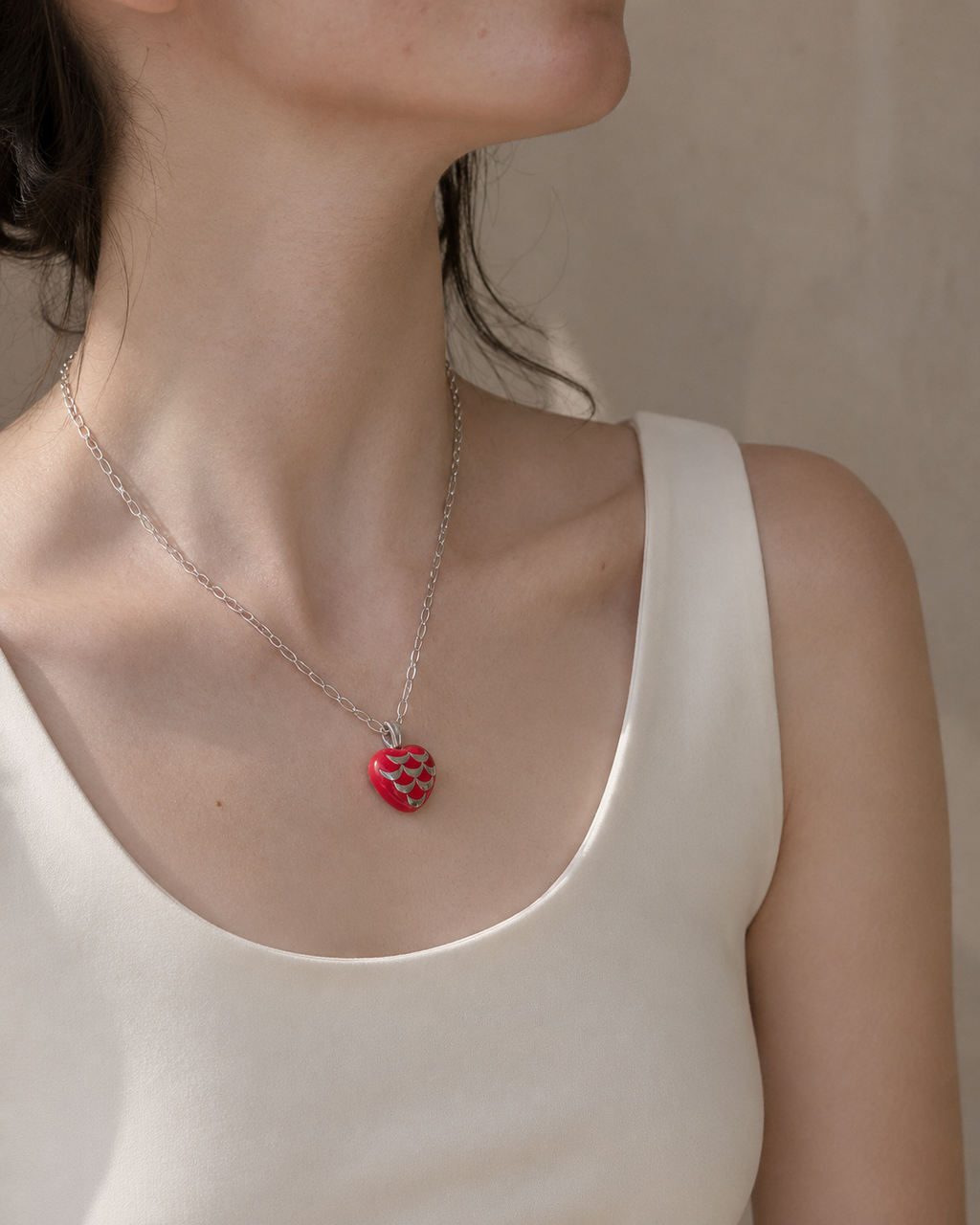Lovefish Necklace Red