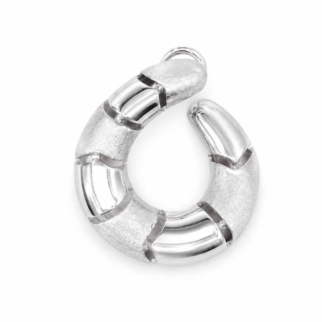 rhodium plated