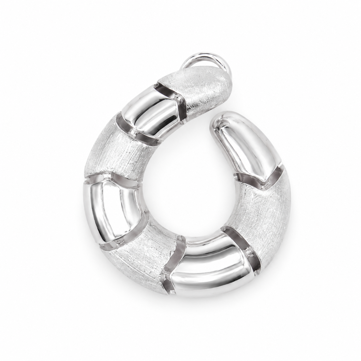 rhodium plated