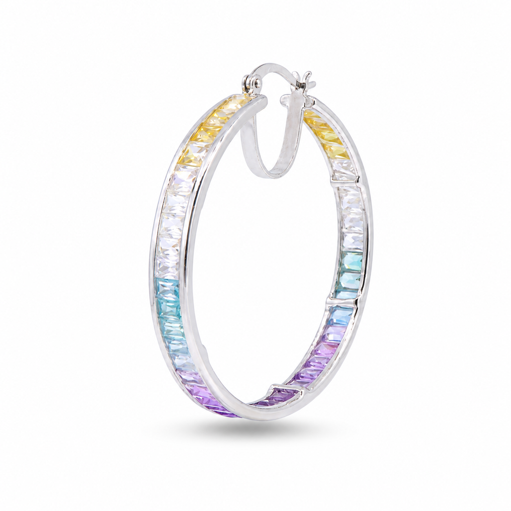Sky Hoop Earring