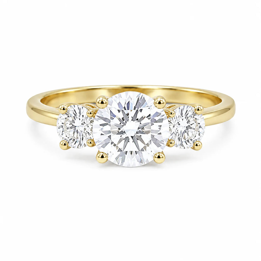 3 stone diamond ring 