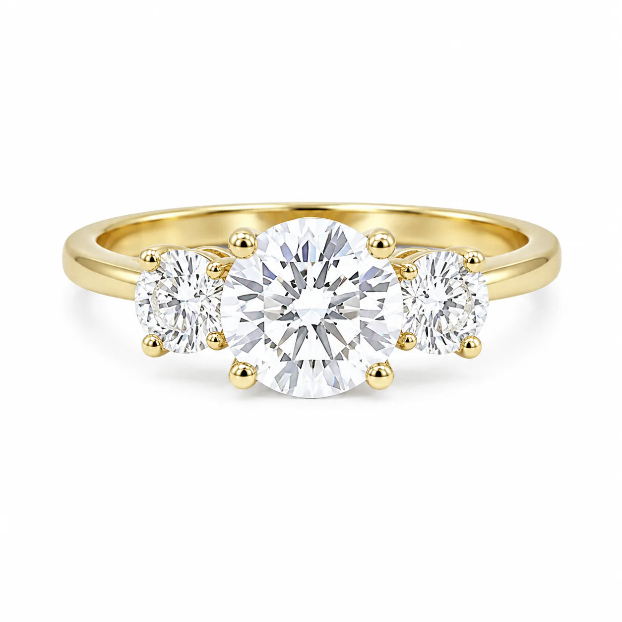 3 stone diamond ring 
