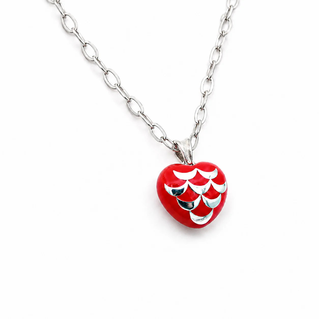 heart shaped red