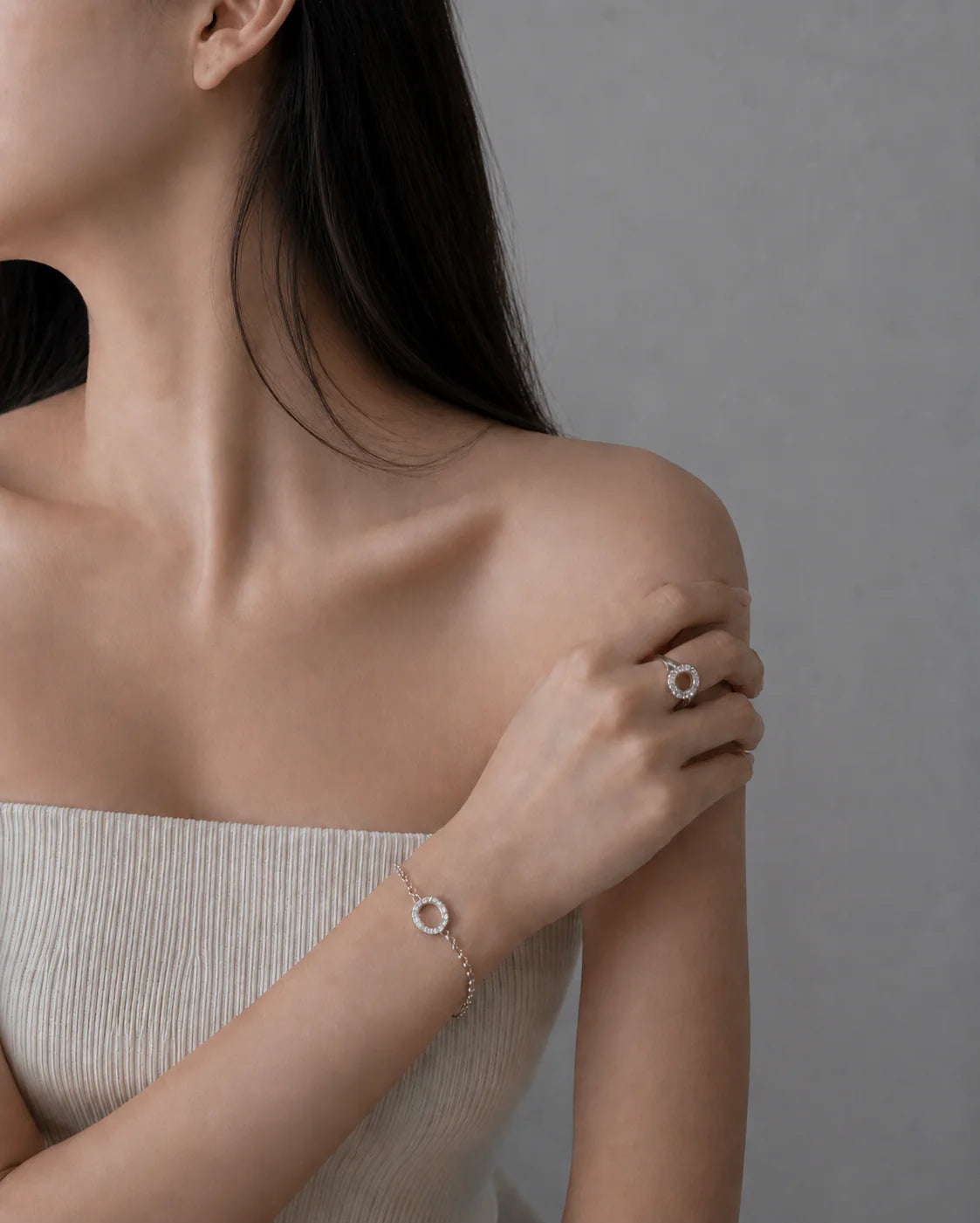 oval bracelet and ring